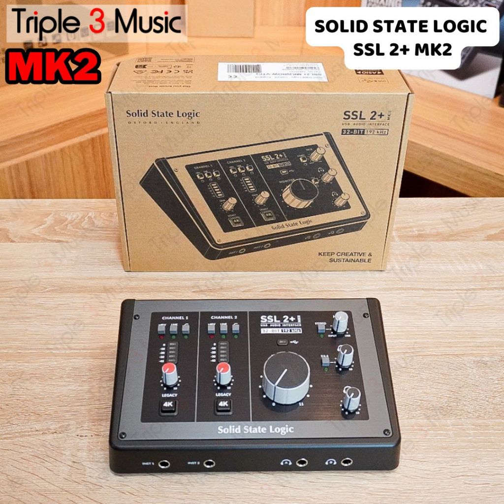 Solid State Logic SSL2+ ssl 2 plus USB Soundcard Interface ORIGINAL
