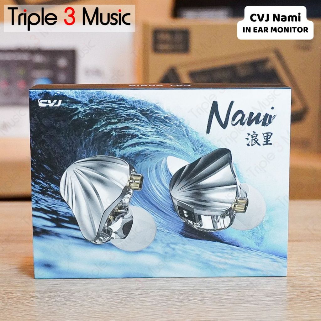 CVJ Nami Wired Hybrid Earphone 1DD + 1BA In-Ear Monitors Music Headset Gaming Headphone Live Earbuds with 0.75 2-pin Cable