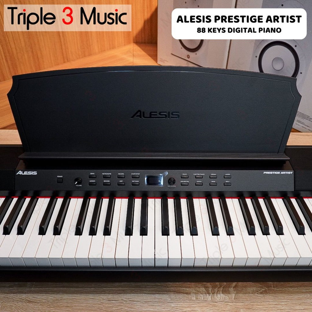 Alesis PRESTIGE ARTIST 88-Key Digital Piano with Graded Hammer-Action