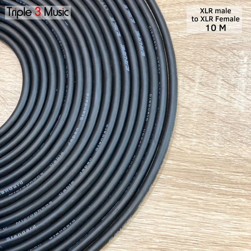 Kabel microphone XLR male to XLR fe 10m OFC Japan Standard