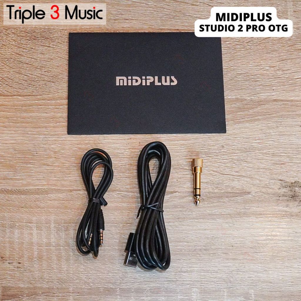 MIDIPLUS Studio 2 PRO OTG NEW Soundcard Recording Streaming Triple3music
