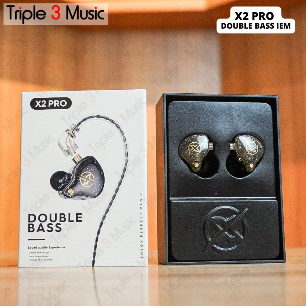 IEM X2PRO X2 PRO Double Bass In Ear Monitor IEM Panggung