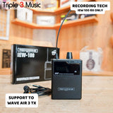 Receiver RX Untuk Recording tech IEW100 IEW 100/ WAVE AIR 3 wireless in ear