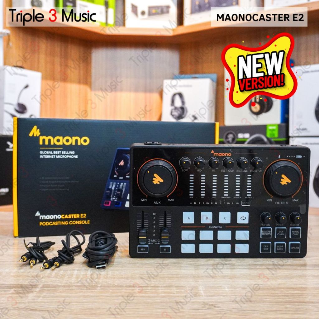 Maono E2 Maonocaster AME2 Soundcard usb streaming podcast