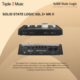 Solid State Logic SSL2 + SSL 2 PLUS mk2 mkII Audio interface 32 bit usb c 2x4