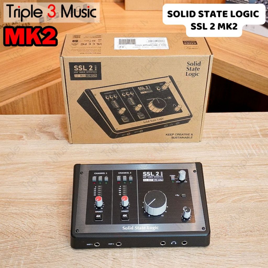 Solid State Logic SSL2 SSL 2 2x2 Soundcard Audio Interface ORIGINAL