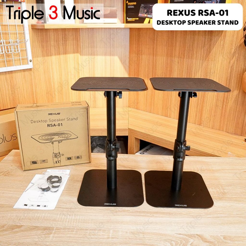 REXUS RSA-01 Desktop Stand Speaker Monitor