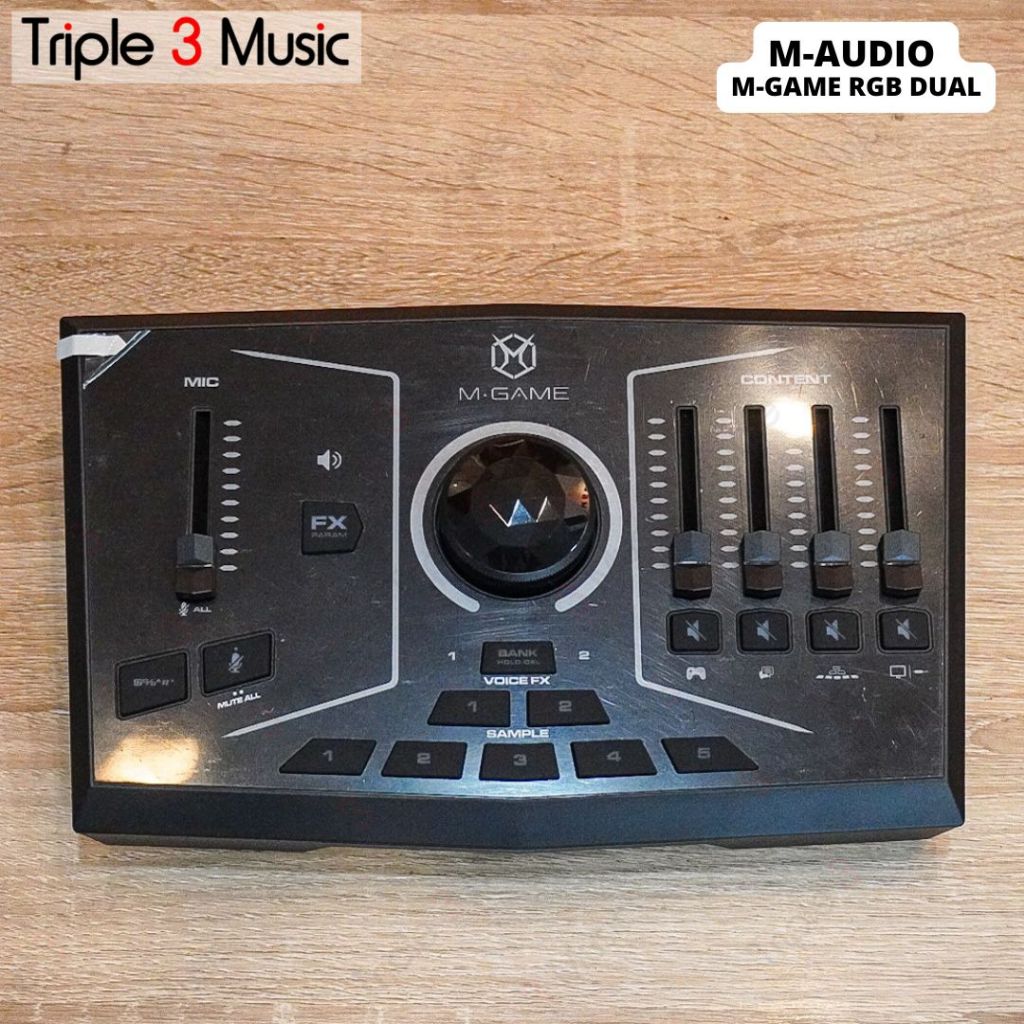 M-audio M-Game RGB Dual Streaming Mixer Gaming