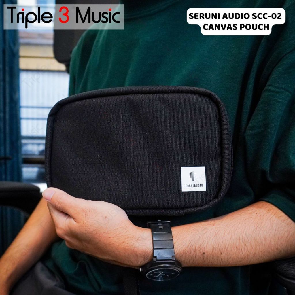 Seruni SCC02 SCC 02 Canvas Pouch Waterproof Tas Seruni Audio