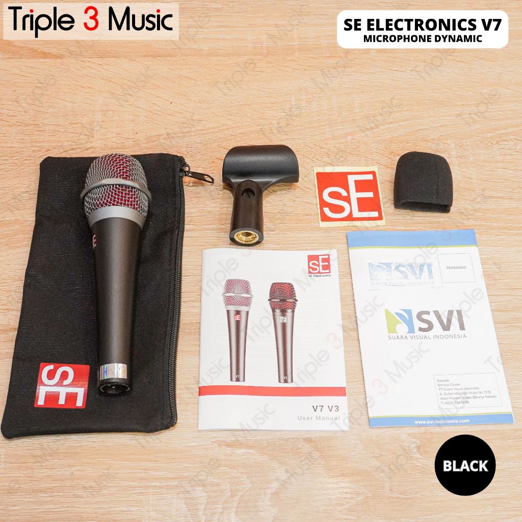 SE Electronics V7 microphone mic dynamic kabel original