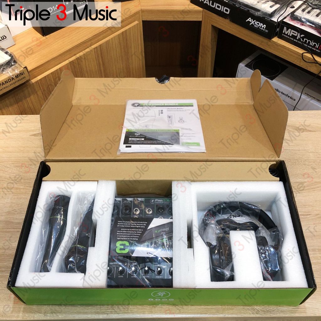 Mackie Performer Bundle Paket live KARAOKE Streaming 2 orang