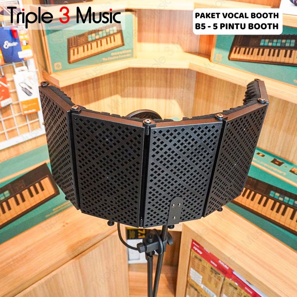 PAKET VOCAL BOOTH RTFS B5 5 Pintu Reflection