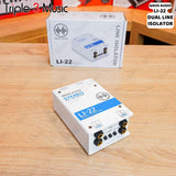WAVE LI22 LI 22 LI-22 LINE ISOLATOR 2 channel Stereo