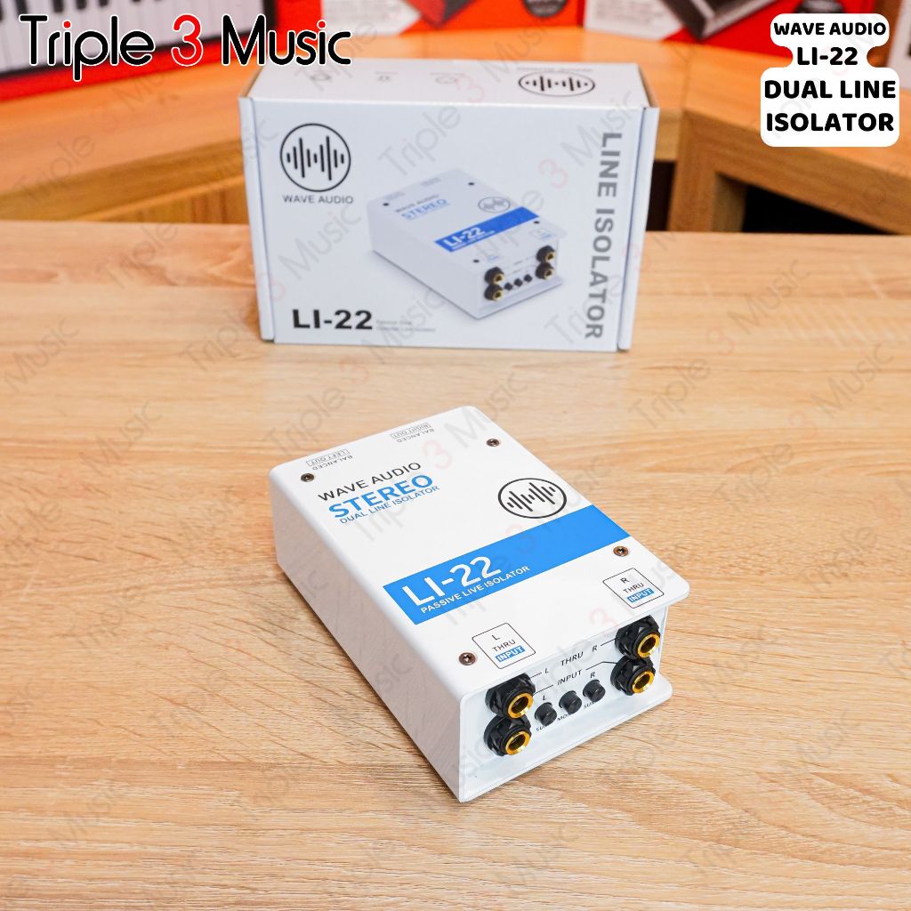 WAVE LI22 LI 22 LI-22 LINE ISOLATOR 2 channel Stereo