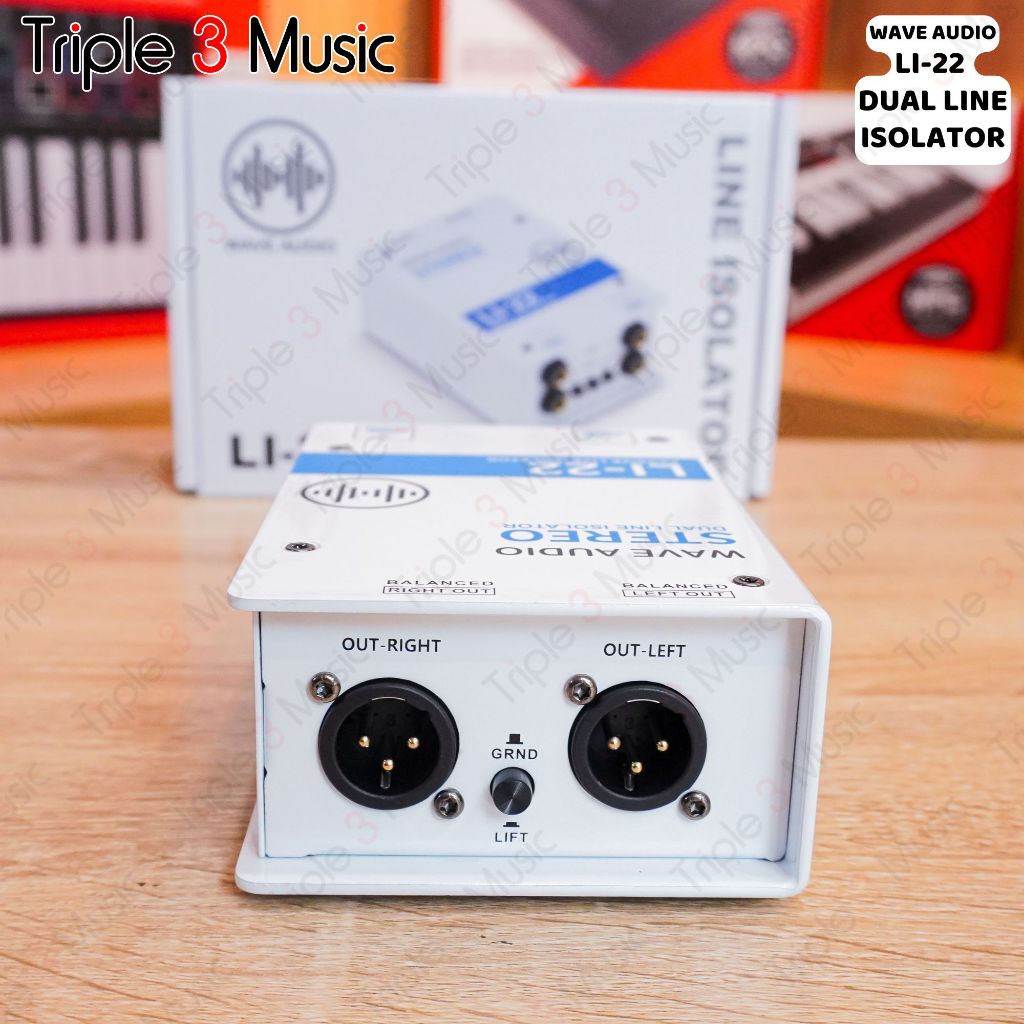 WAVE LI22 LI 22 LI-22 LINE ISOLATOR 2 channel Stereo