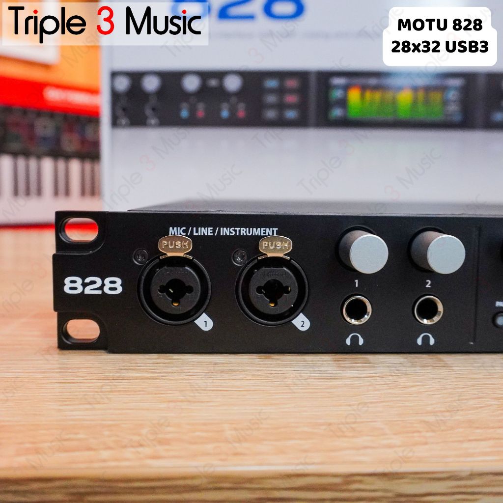 MOTU 828 28x32 USB 3.0 Audio Interface Soundcard