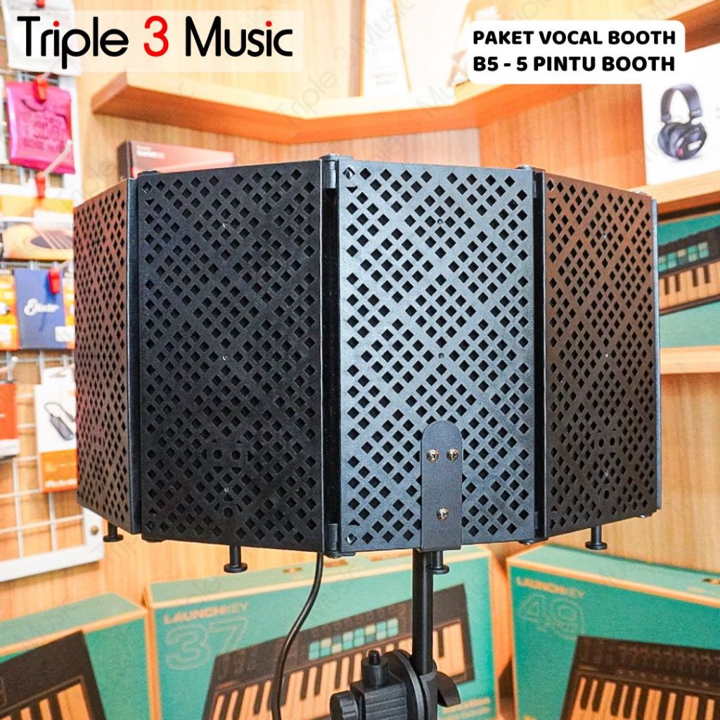 PAKET VOCAL BOOTH RTFS B5 5 Pintu Reflection