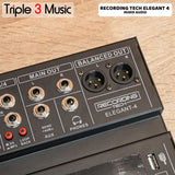 Recording Tech Elegant 4 Elegant4 Mixer audio usb Live Streaming