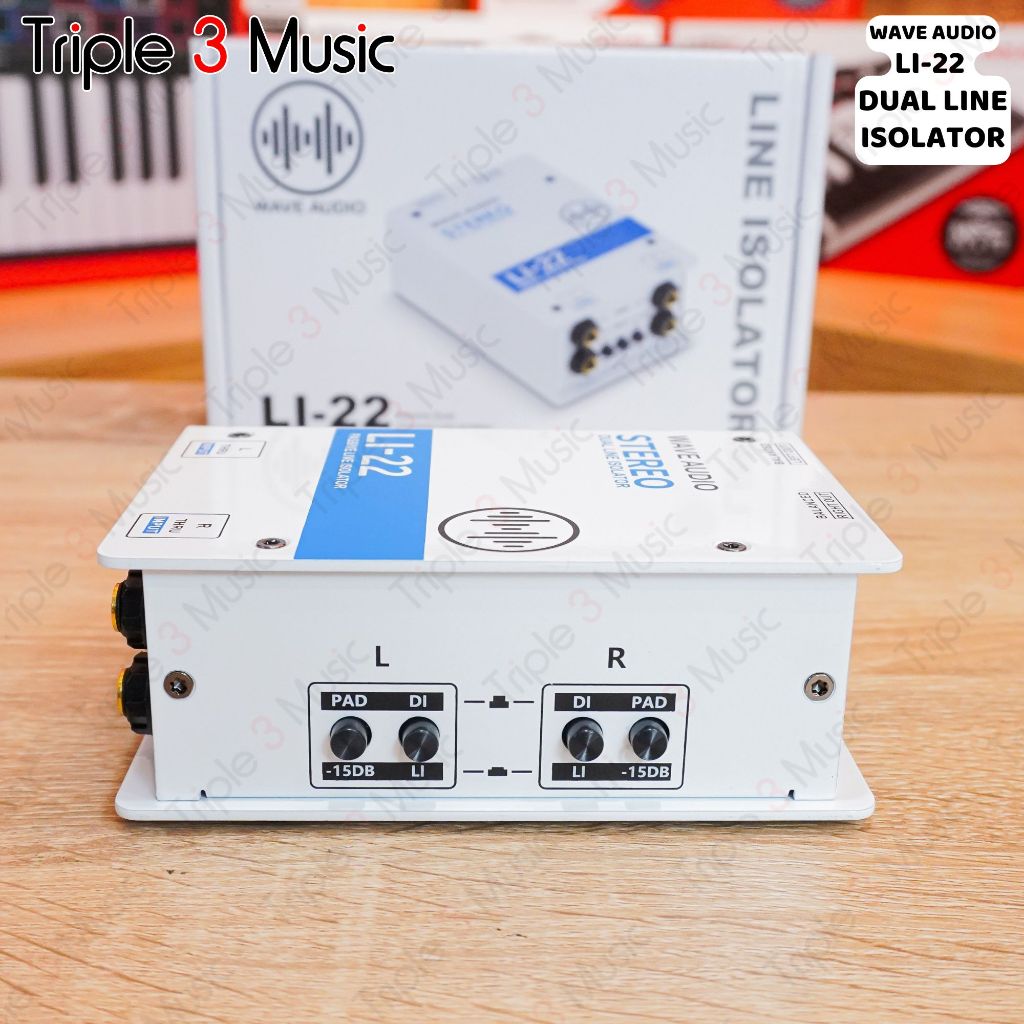 WAVE LI22 LI 22 LI-22 LINE ISOLATOR 2 channel Stereo