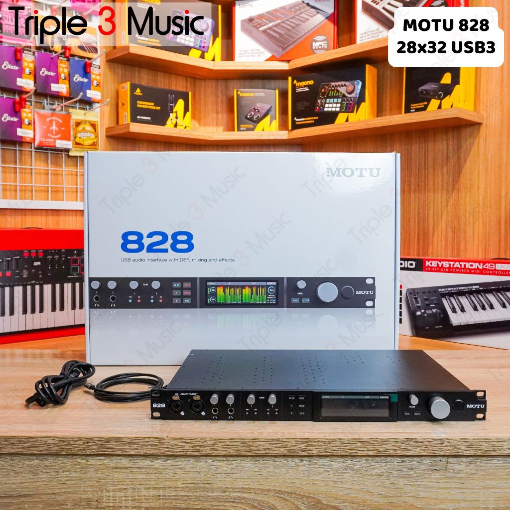 MOTU 828 28x32 USB 3.0 Audio Interface Soundcard