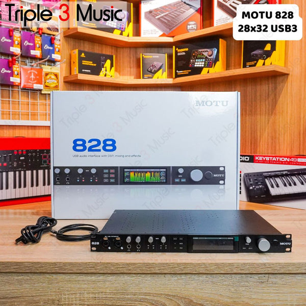 MOTU 828 28x32 USB 3.0 Audio Interface Soundcard