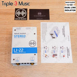 WAVE LI22 LI 22 LI-22 LINE ISOLATOR 2 channel Stereo