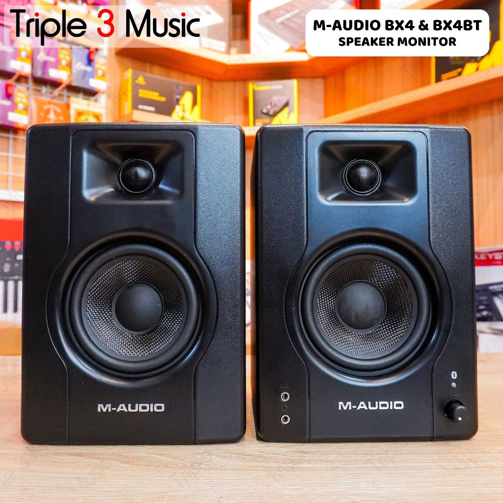 M-AUDIO BX4 BX-4 4.5 inch Pair Speaker Monitor Flat Original
