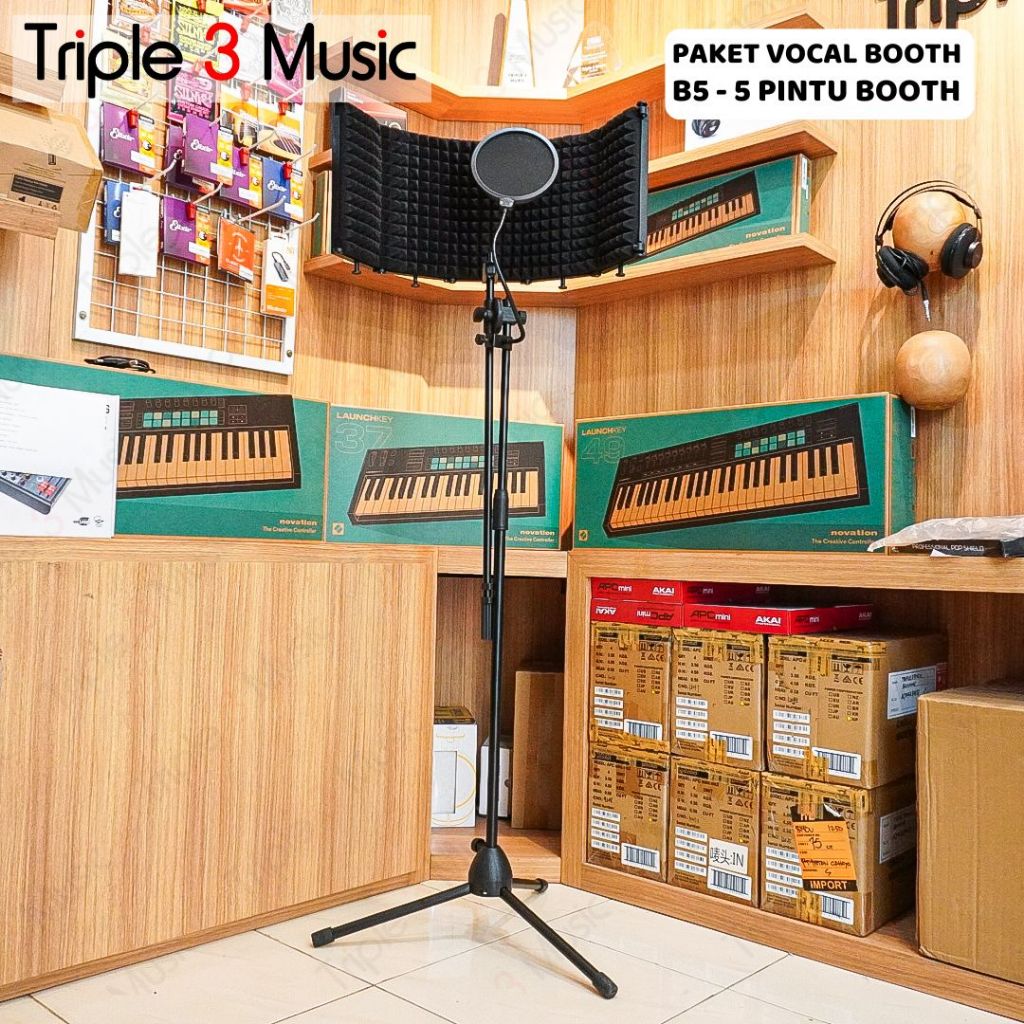 PAKET VOCAL BOOTH RTFS B5 5 Pintu Reflection