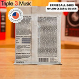 Ernieball 2403 ORIGINAL Nylon Clear and Silver Senar gitar nylon