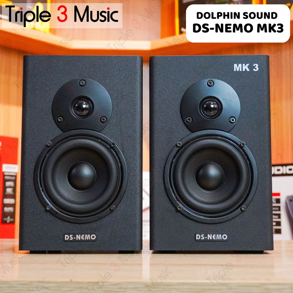 Dolphin Sound DS NEMO MK3 DS-Nemo Speaker Monitor 4 inch pair penerus DS4A
