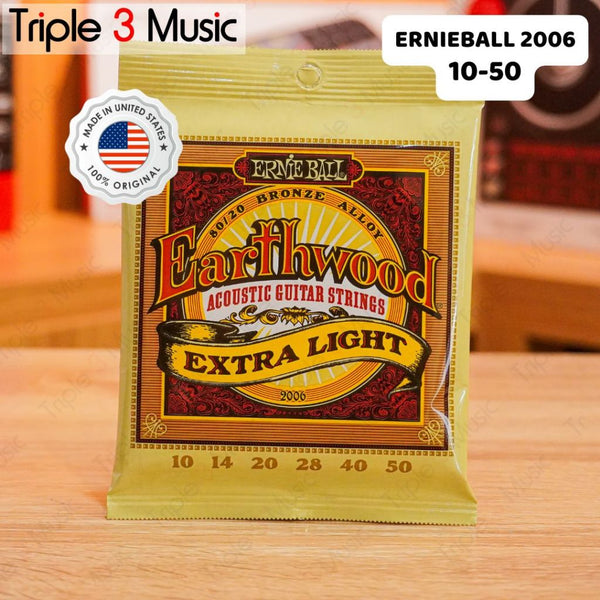 Ernieball Ernie Ball 2006 ORIGINAL RESMI 10-50 Senar Gitar Akustik