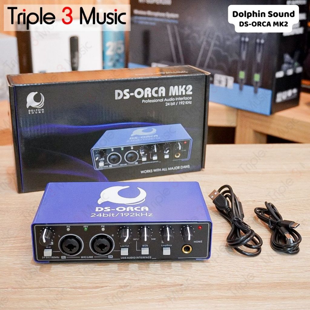 DOLPHIN SOUND DS-ORCA DS ORCA MK II MK3 Soundcard audio interface recording