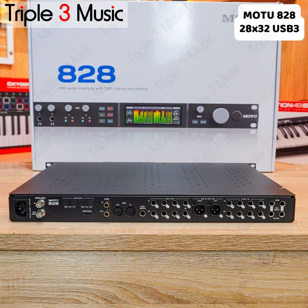 MOTU 828 28x32 USB 3.0 Audio Interface Soundcard