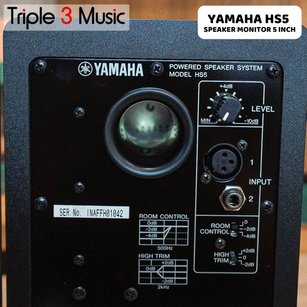YAMAHA HS5 HS 5 Studio Monitor Speaker Flat Triple3music Bandung
