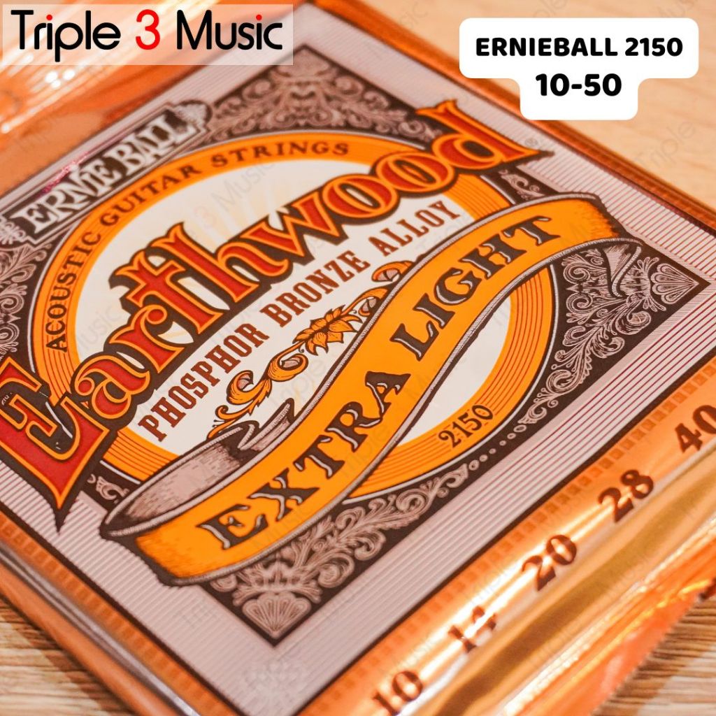 Ernie Ball 2150 ORIGINAL USA 10-50 Senar Gitar Akustik
