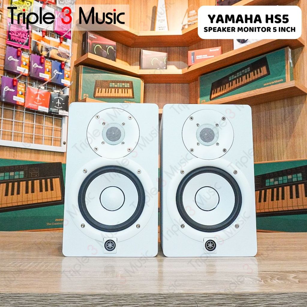 YAMAHA HS5 HS 5 Studio Monitor Speaker Flat Triple3music Bandung