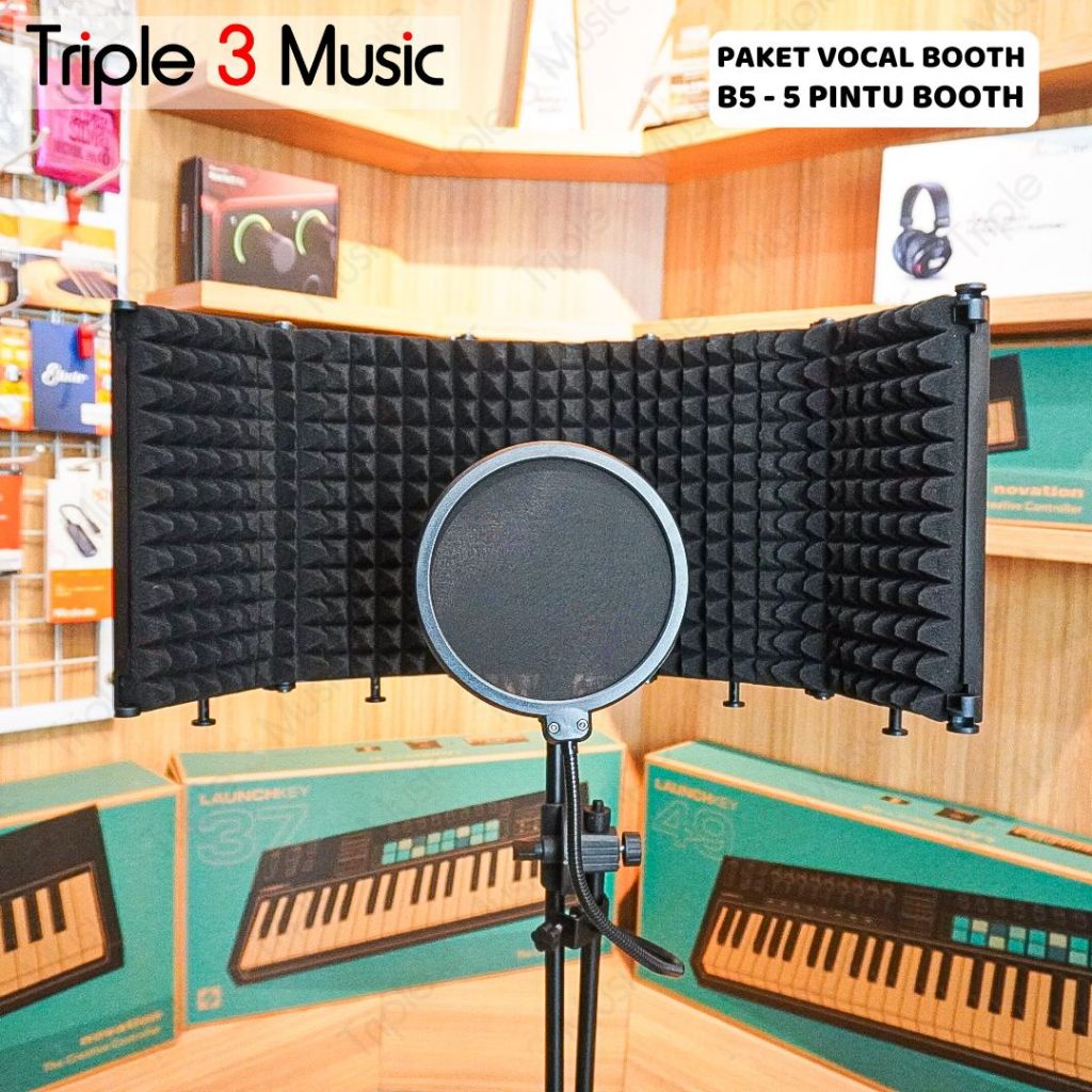 PAKET VOCAL BOOTH RTFS B5 5 Pintu Reflection