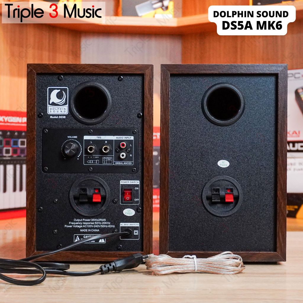Dolphin sound ISK DS5A MK6 Speaker monitor Flat