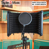 PAKET VOCAL BOOTH RTFS B5 5 Pintu Reflection
