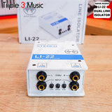 WAVE LI22 LI 22 LI-22 LINE ISOLATOR 2 channel Stereo