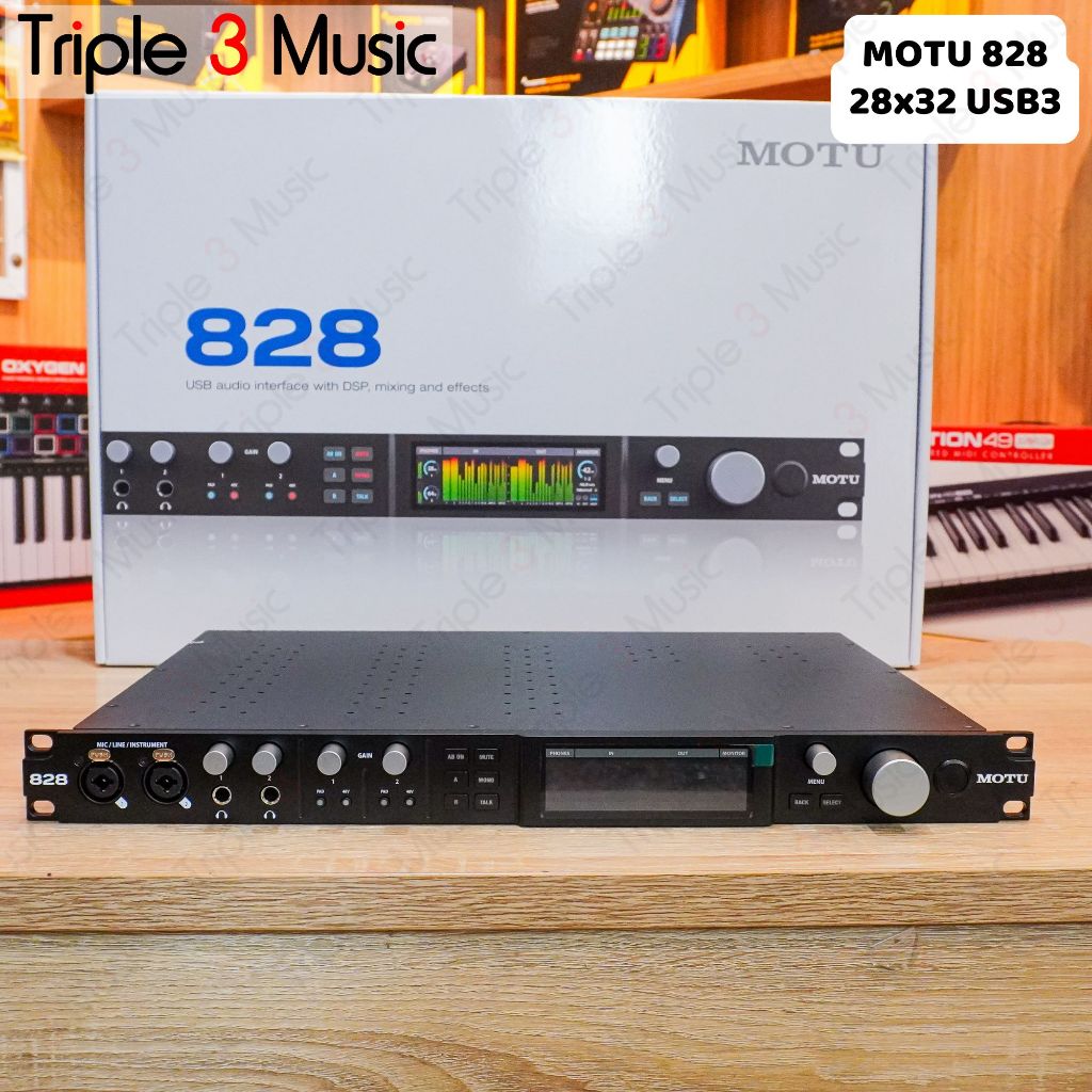 MOTU 828 28x32 USB 3.0 Audio Interface Soundcard