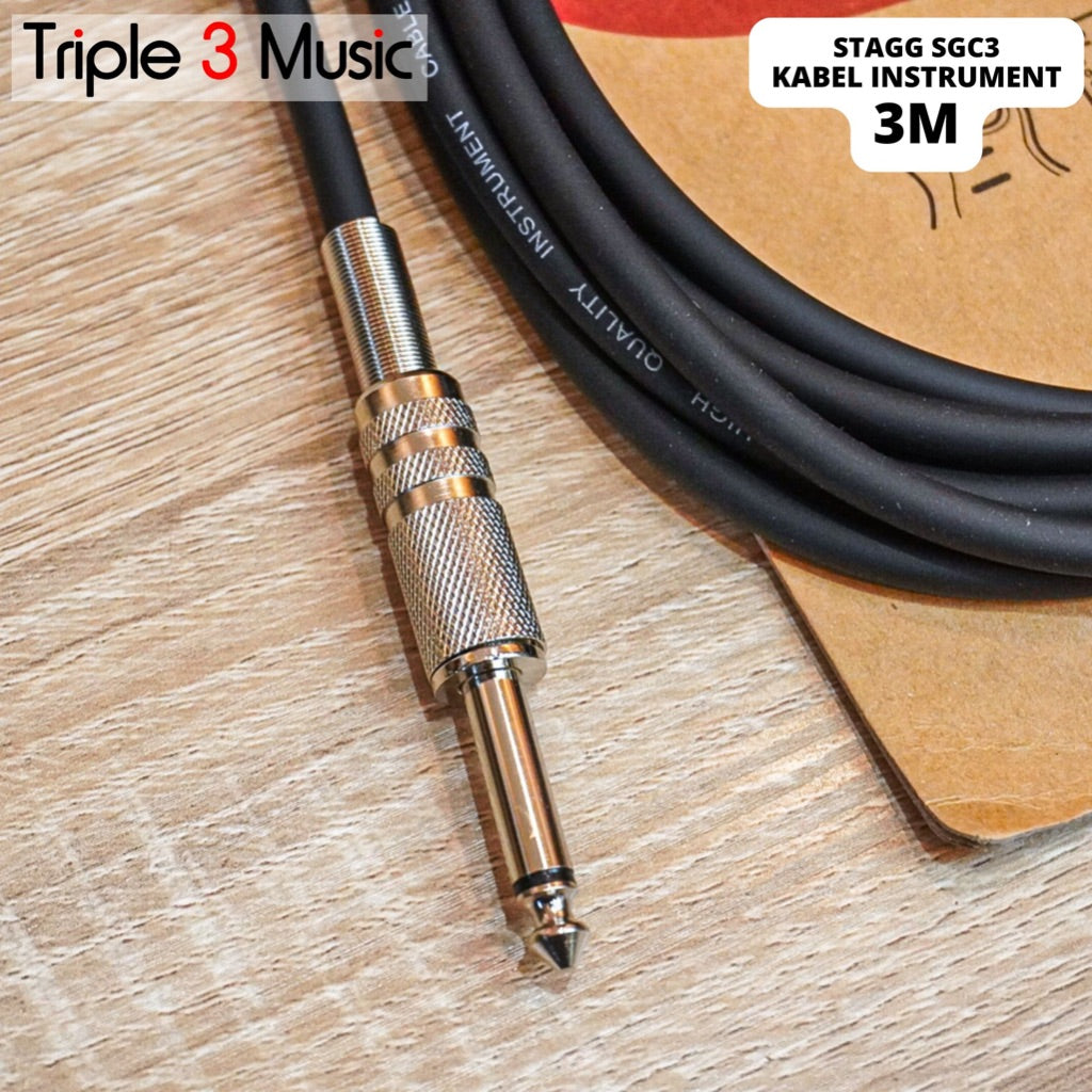 Kabel Gitar Stagg Cable SGC3, 3M /10Ft Instr Cable