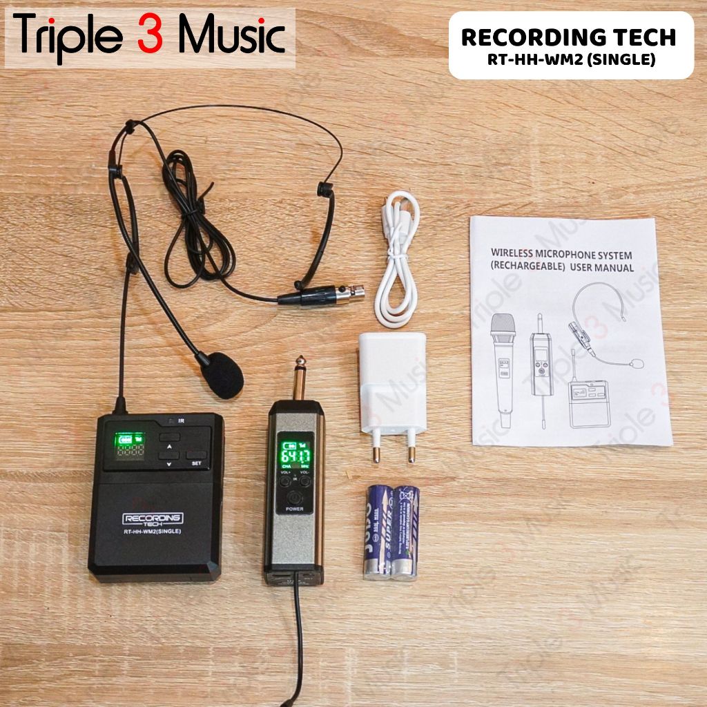 RECORDING TECH RT HH WM2 WM 2 SINGLE CLIP ON mic masjid mic imam