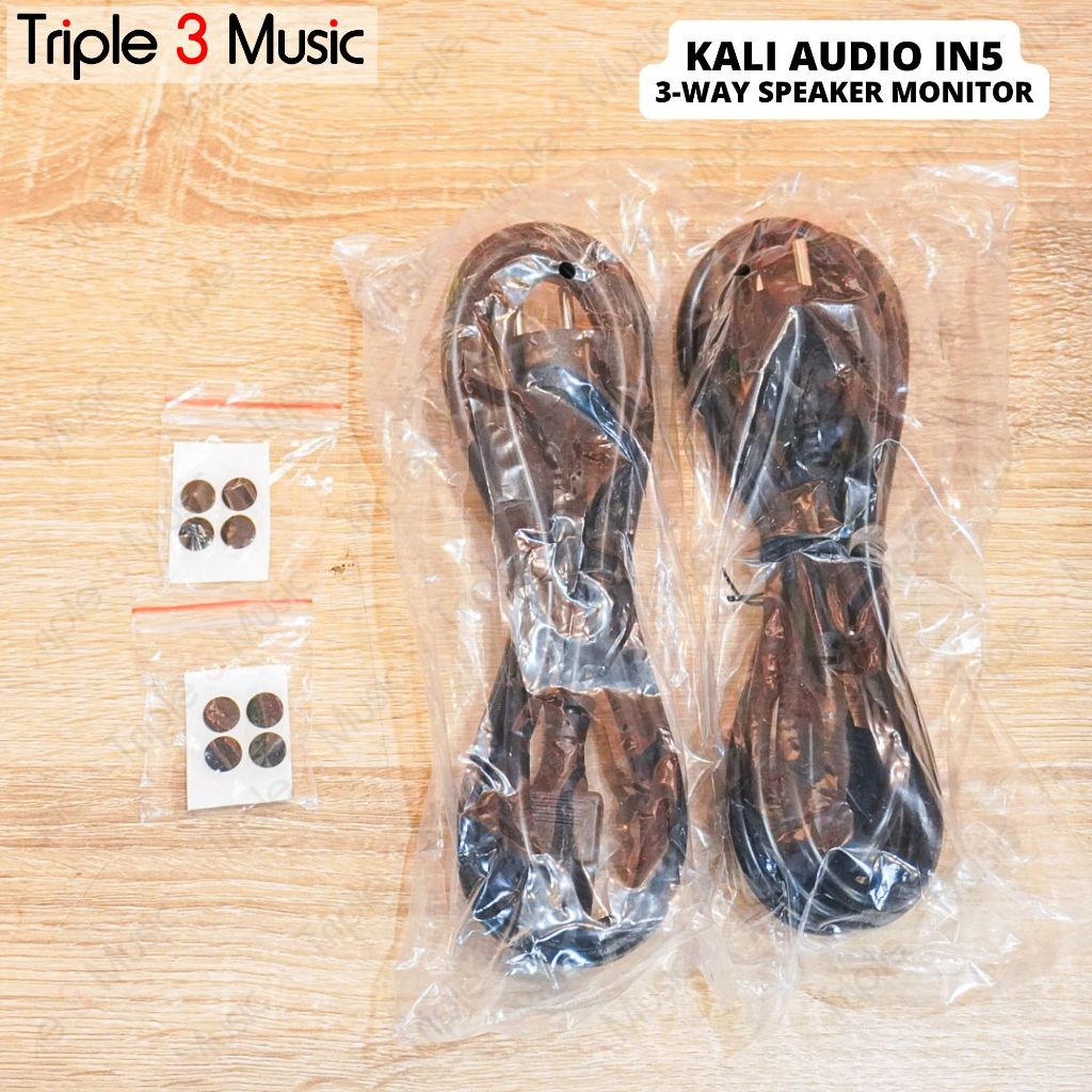 Kali Audio IN5 IN-5 IN 5 Monitor Studio Aktif 3-Arah 5" Woofer 160W Power 39Hz-25kHz Respon Frekuensi 115dB SPL Dengan Boundary EQ