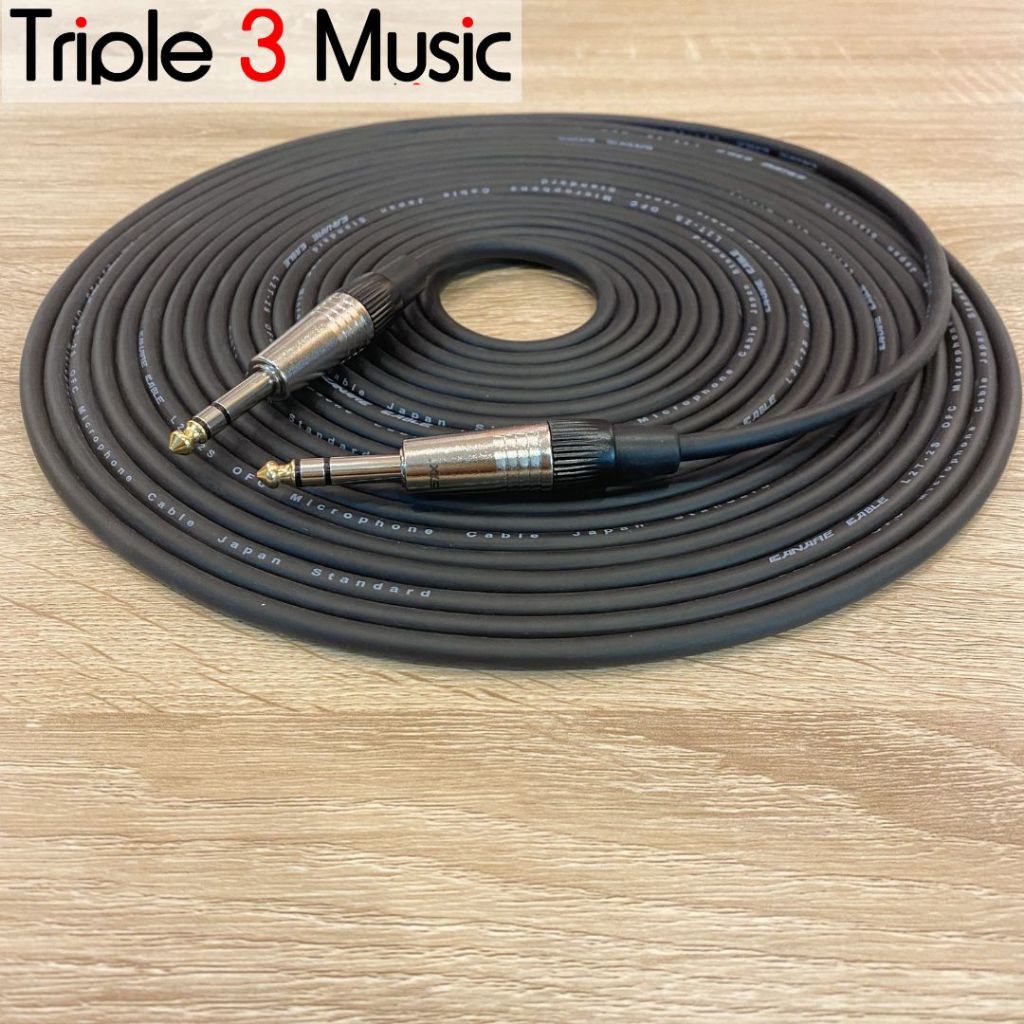 Kabel OFC JAPAN STANDARD TRS 6.5 mm To TRS 6.5mm 10m Akai