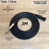 Kabel OFC XLR Male To Akai TS Mono kabel soundcard ke speaker