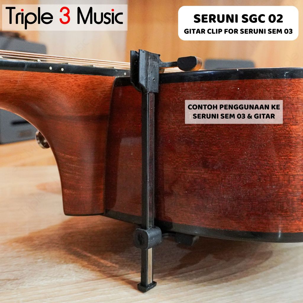 Seruni SGC 02 Microphone Clip Gitar untuk Seruni SEM-03