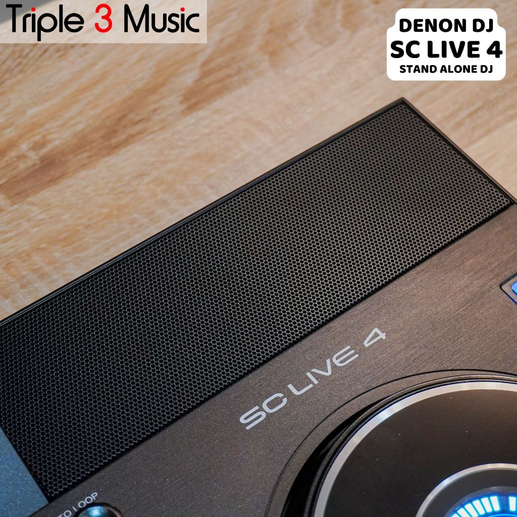 Denon DJ SC Live 4 | Alat DJ Standalone Flashdisk USB Serato Rekordbox mixer controller Dj