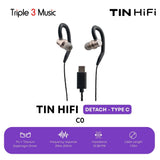TIN HiFi C0 PU + Titanium Diaphragm Driver In Ear Monitor Earphone