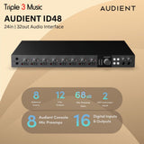 Audient iD48 USB-C Audio Interface Soundcard Recording